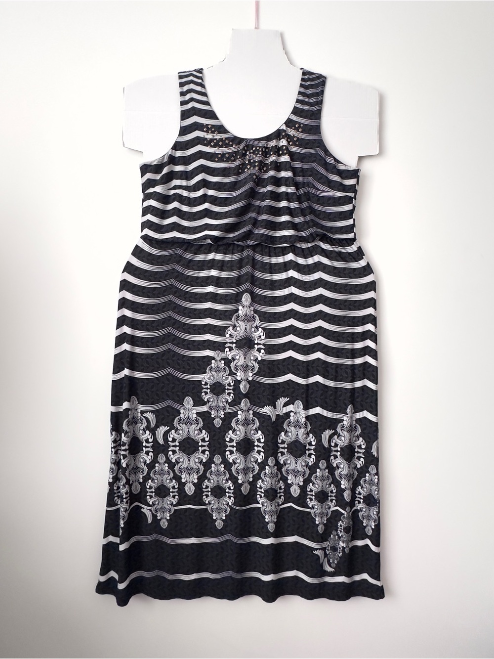 y2k maxi dress studded boho